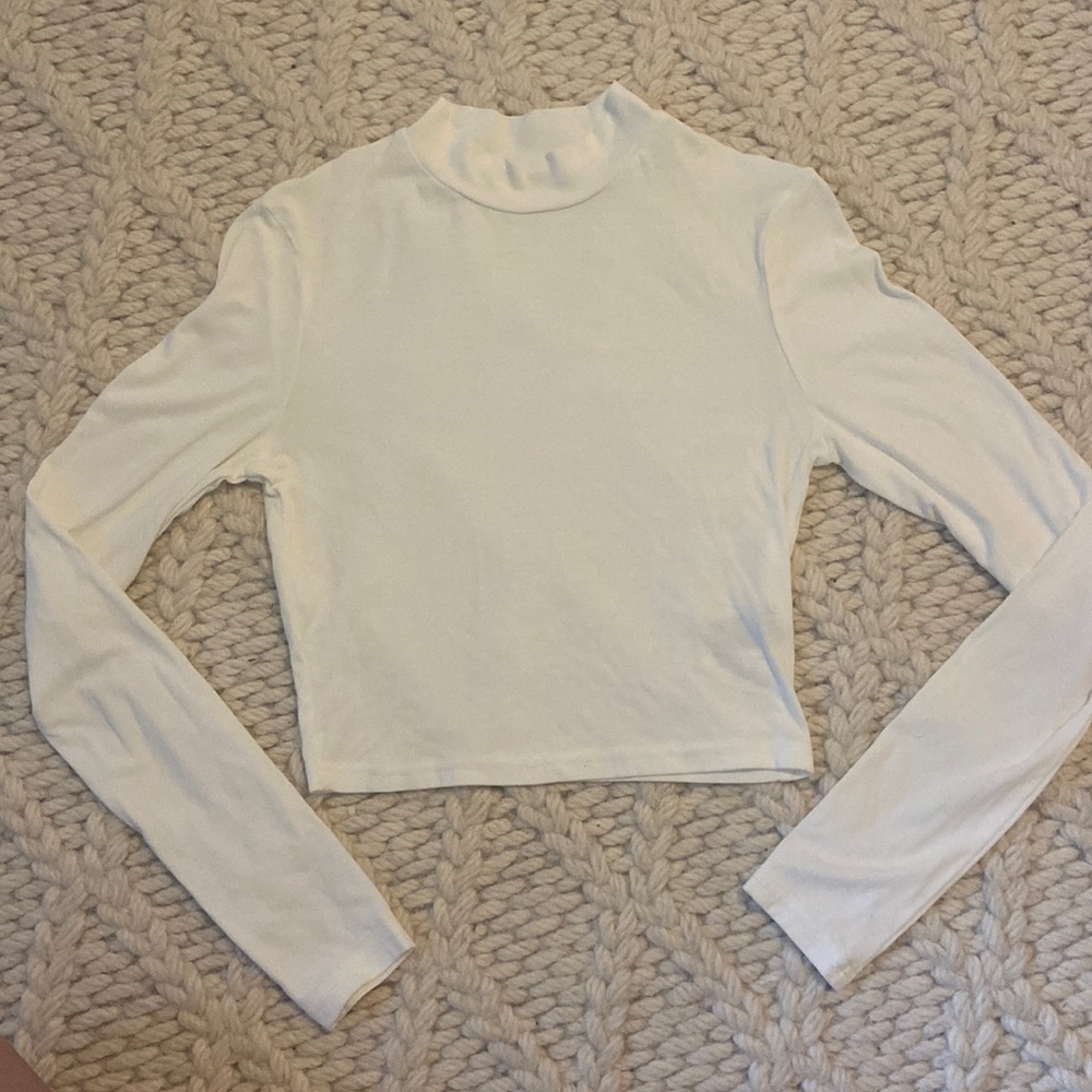 Shein Long Sleeve Mock Neck